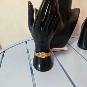 Gold-Tone Women's Bracelet Watch - Elegant Two-Tone Design